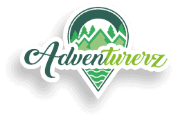 Logo with green and white adventurez sticker.