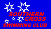 the southern cross swimming club logo.