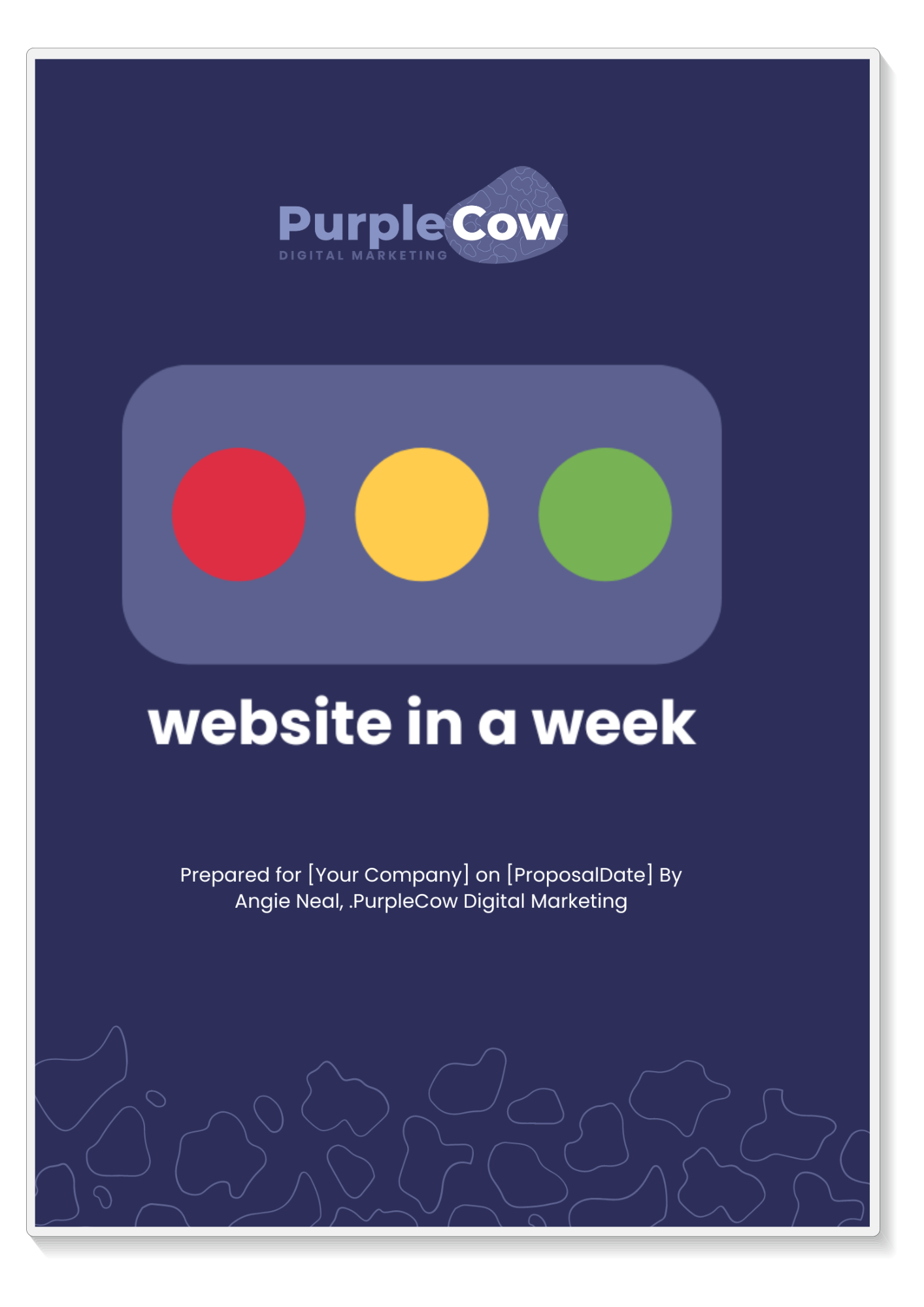 PurpleCow Digital Marketing Website in a Week