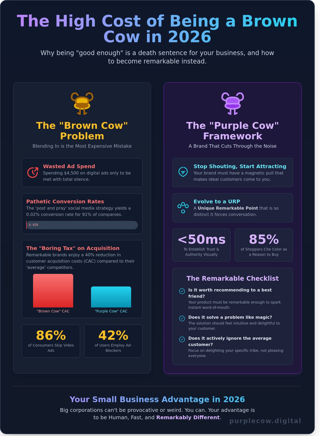 Small Business Marketing in 2026: Why Being Remarkable is Your Only Strategy