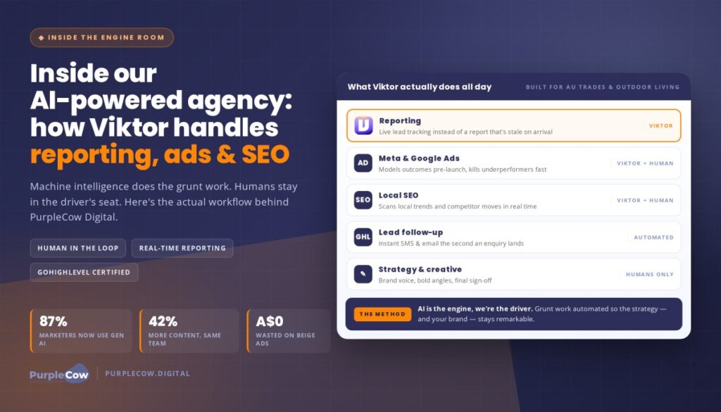 AI agency, PurpleCow Digital.
