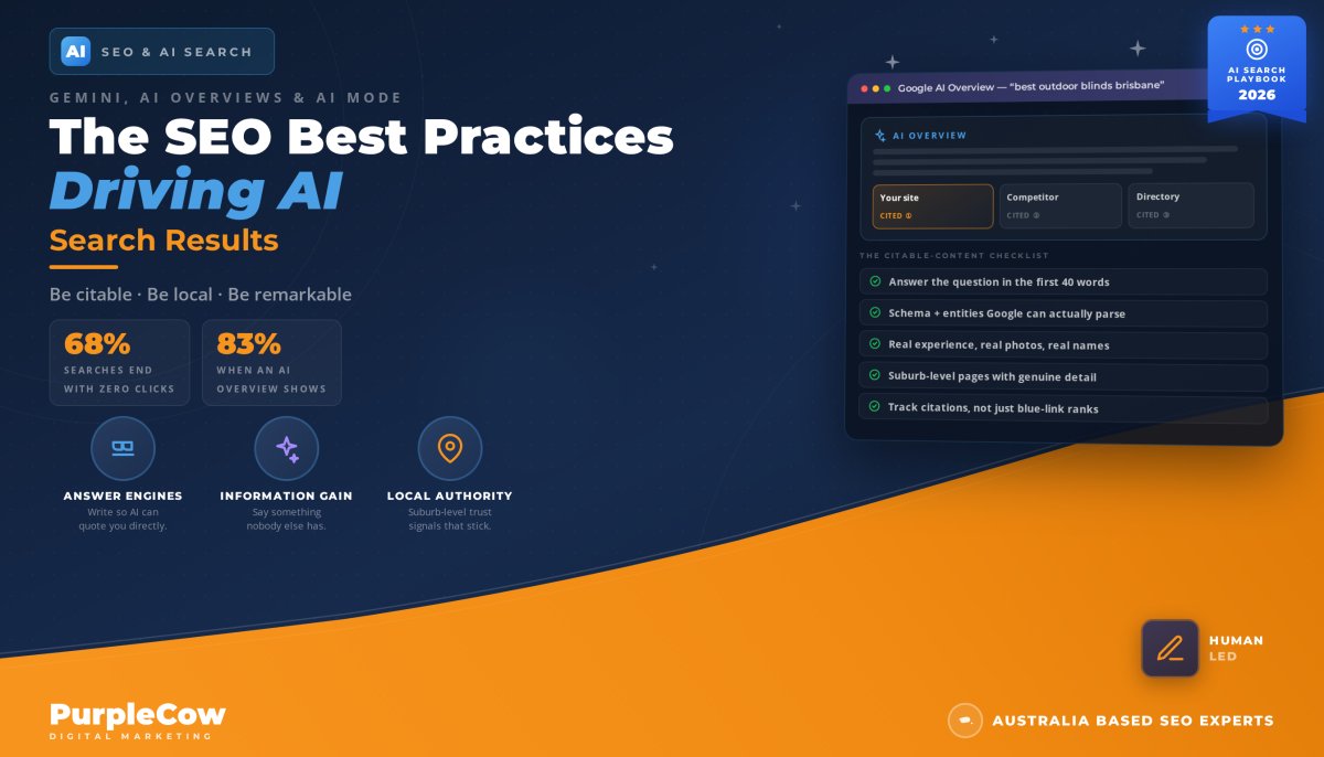 SEO best practices that are driving AI search results today.