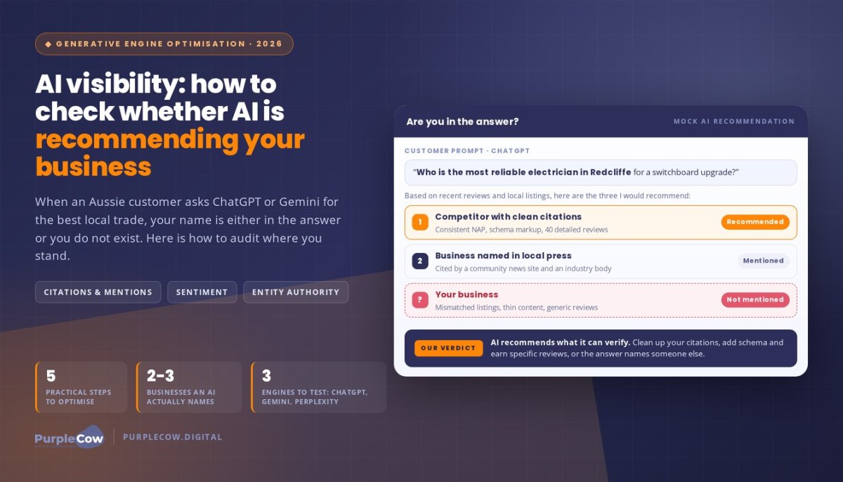 AI Visibility: How to Check Whether AI Is Recommending Your Business