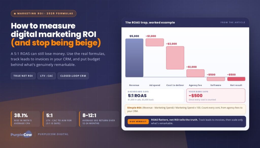How to Measure Digital Marketing ROI (And Why Your Results Are Currently Beige)