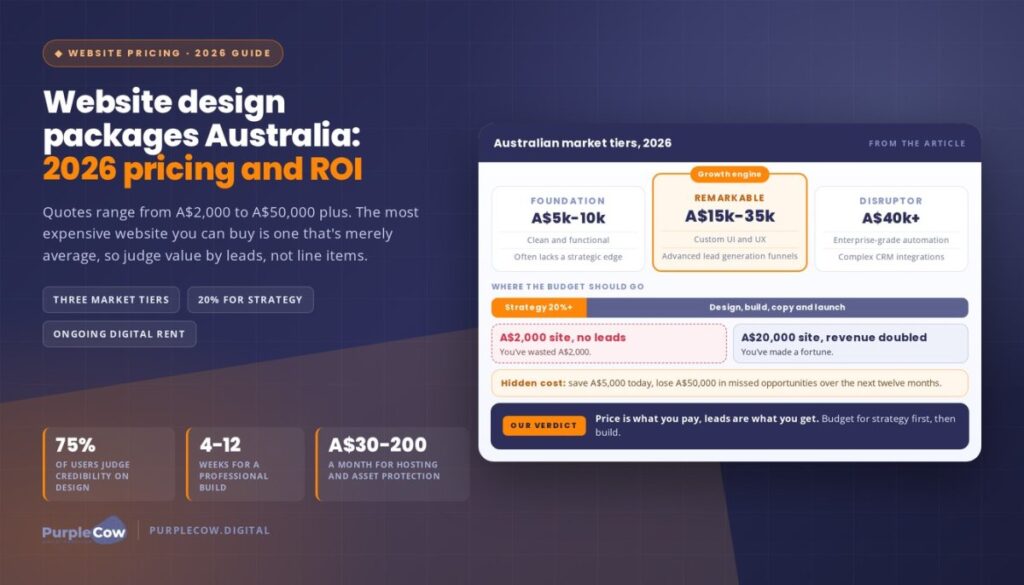 Website Design Packages Australia: The 2026 Pricing & ROI Guide
