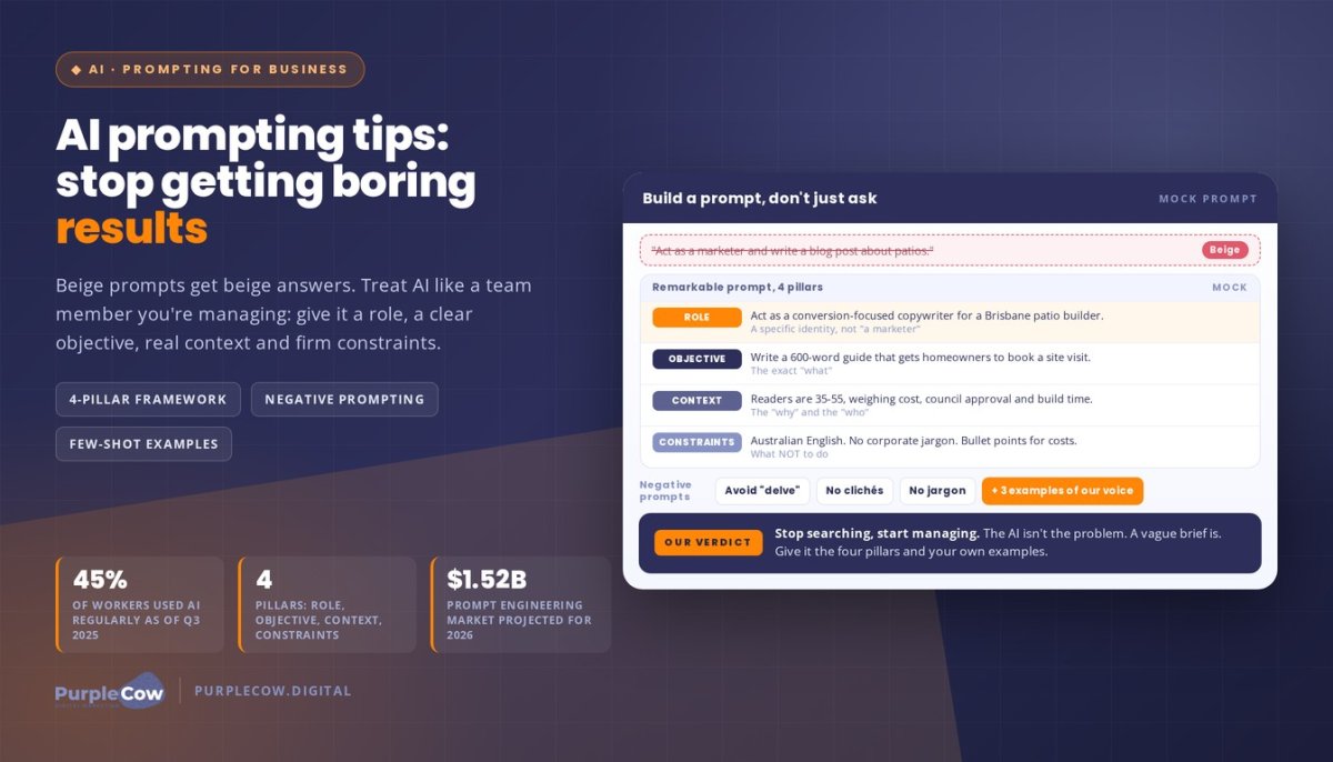 AI Prompting Tips: Stop Getting Boring Results and Start Being Remarkable