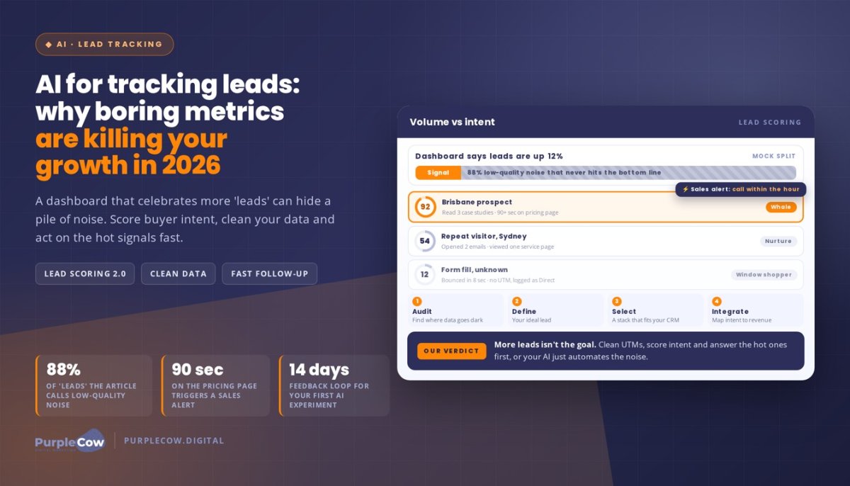 AI for Tracking Leads: Why Boring Metrics Are Killing Your Growth in 2026