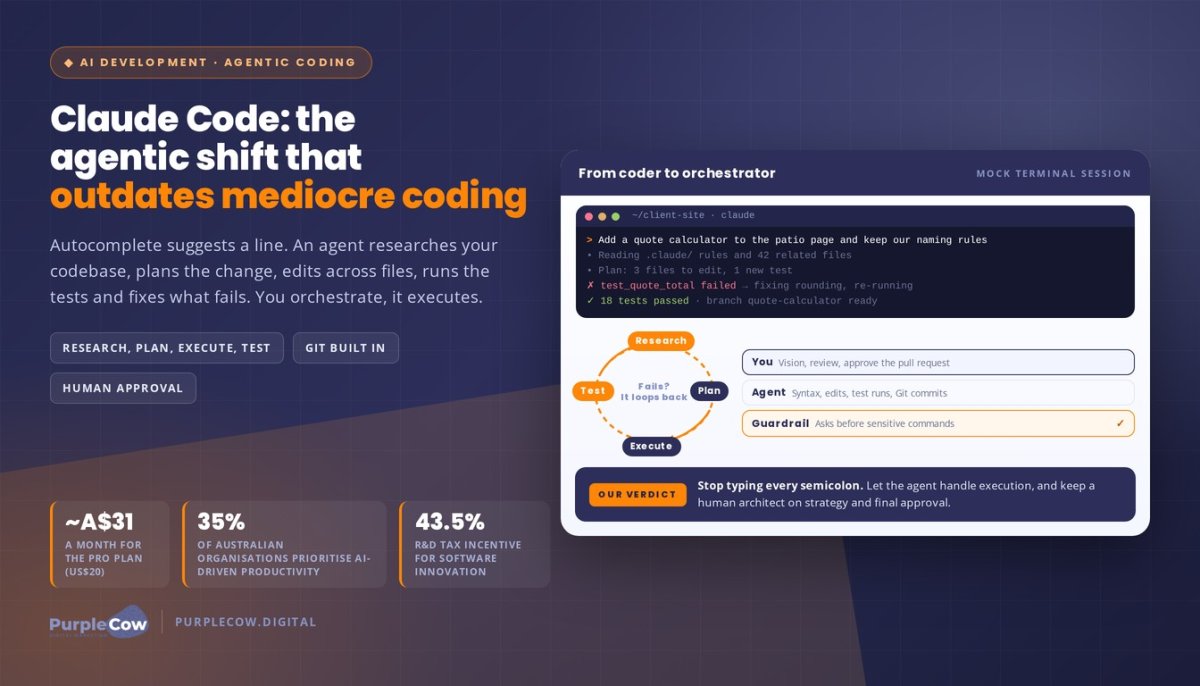 Claude Code: The Agentic Revolution That Makes Mediocre Coding Obsolete