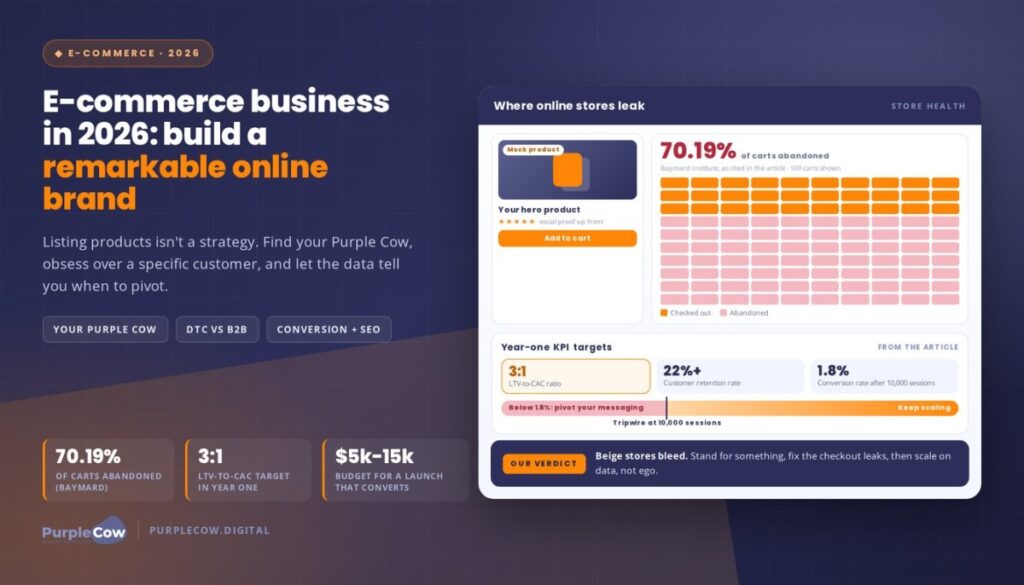 E-commerce Business in 2026: How to Build a Remarkable Online Brand