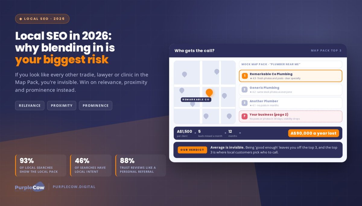 Local SEO in 2026: Why Blending In Is Your Biggest Business Risk