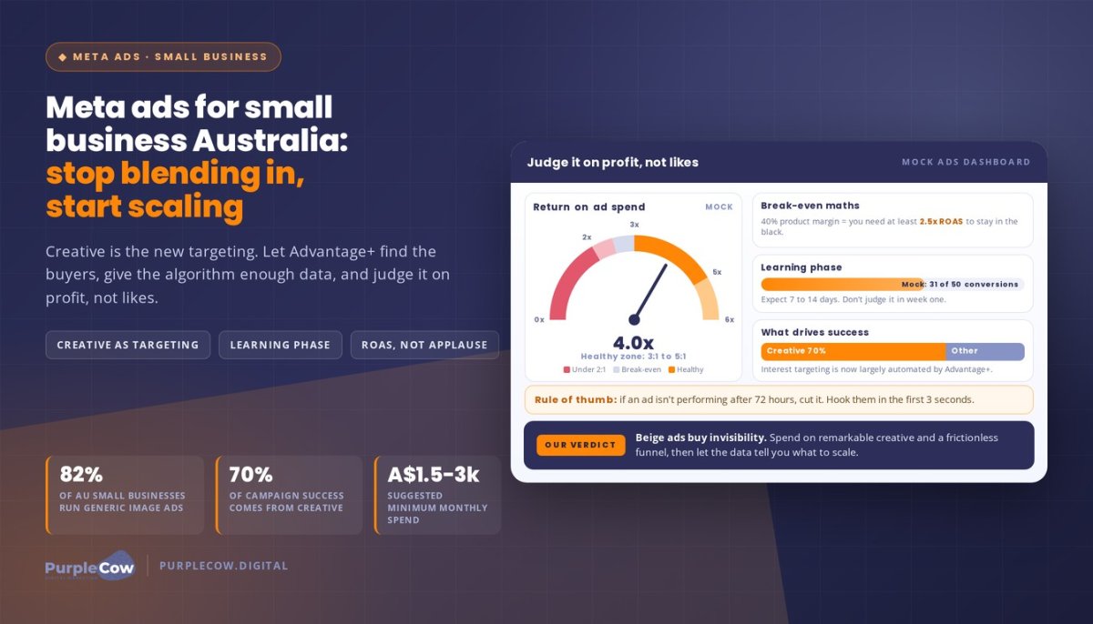 Meta Ads for Small Business Australia: Stop Blending In and Start Scaling in 2026